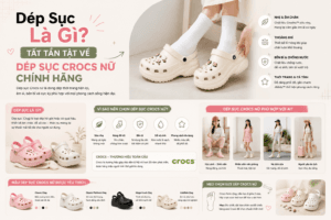 Dép Sục Là Gì? Tất Tần Tật Về Dép Sục Crocs Nữ Chính Hãng